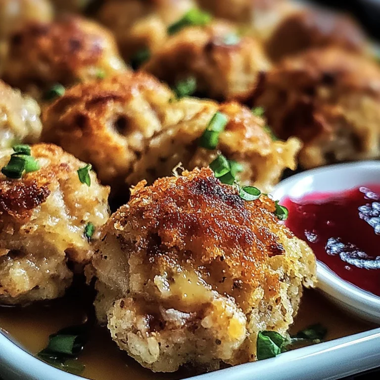 Leftover Turkey Stuffing Balls Recipe