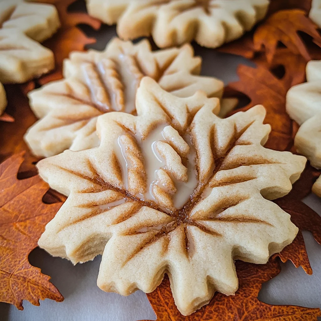Maple Leaf Cream Cookies