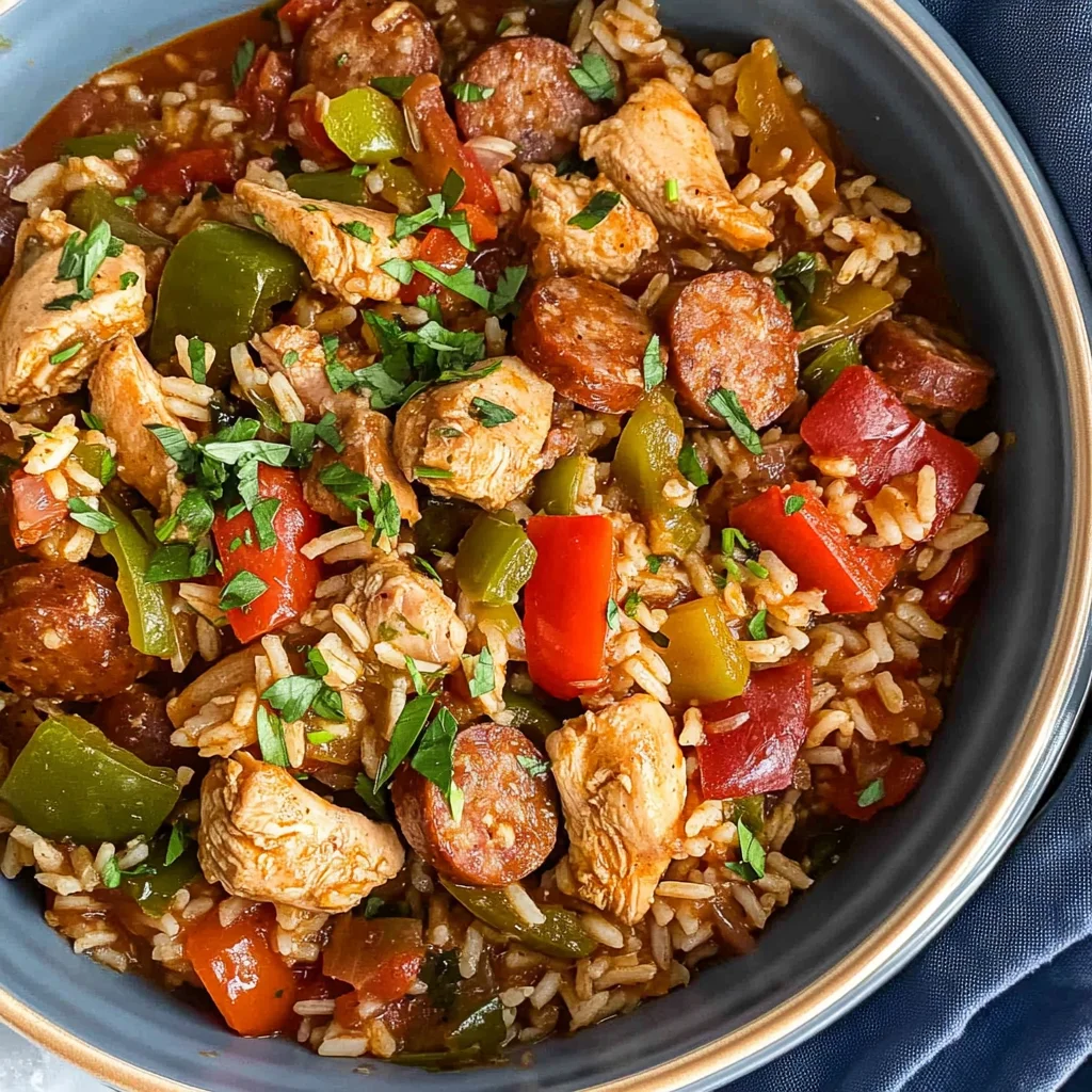 Slow Cooker Chicken Jambalaya