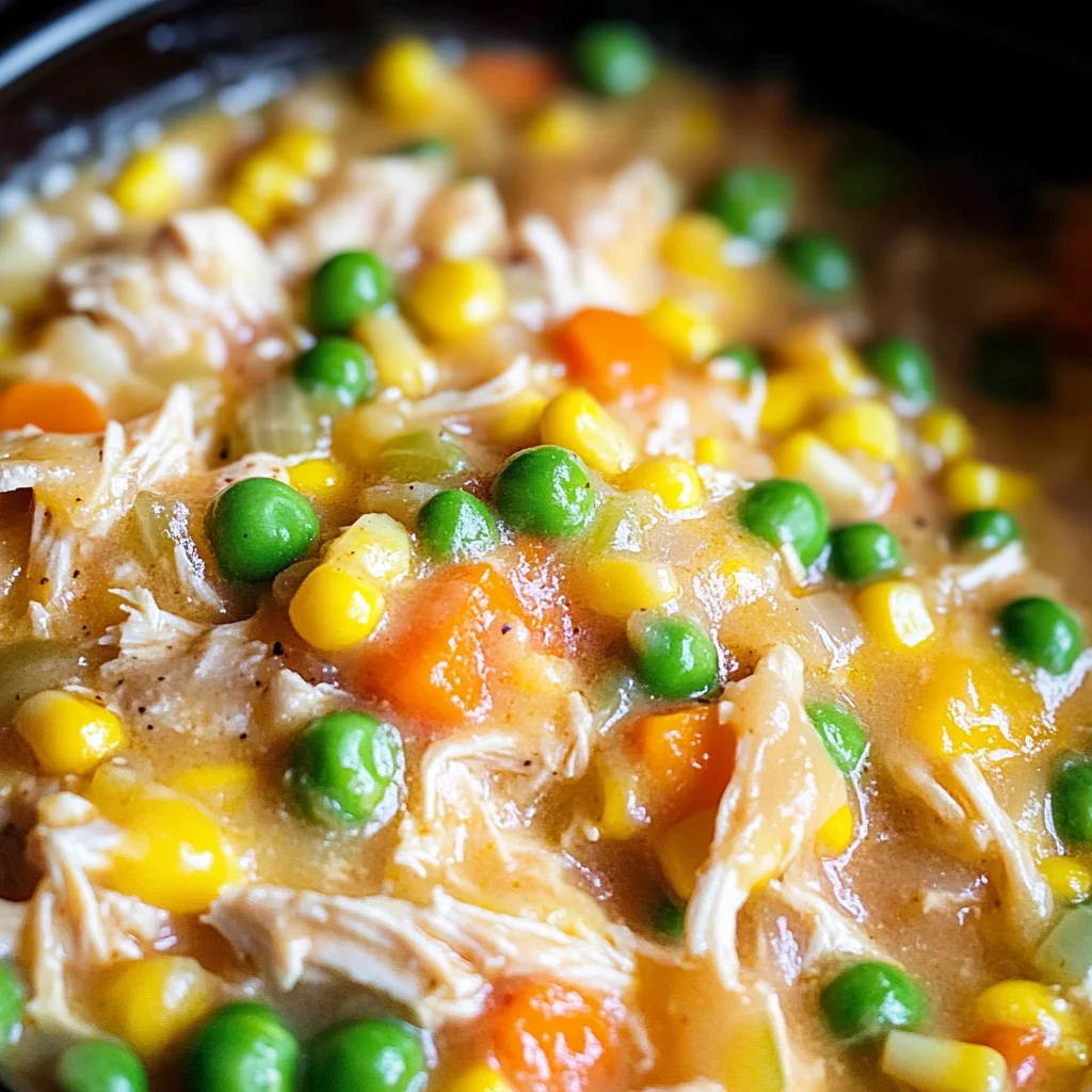 Slow Cooker Chicken Pot Pie
