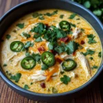 Spicy Jalapeño Popper Chicken Soup