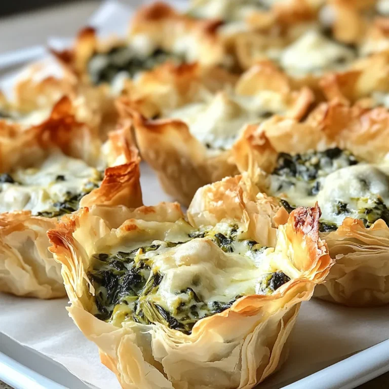 Spinach and Artichoke Dip Cups