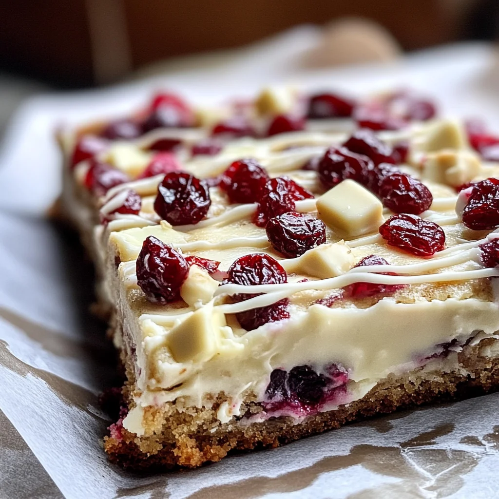 Starbucks Copycat Cranberry Bliss Bars