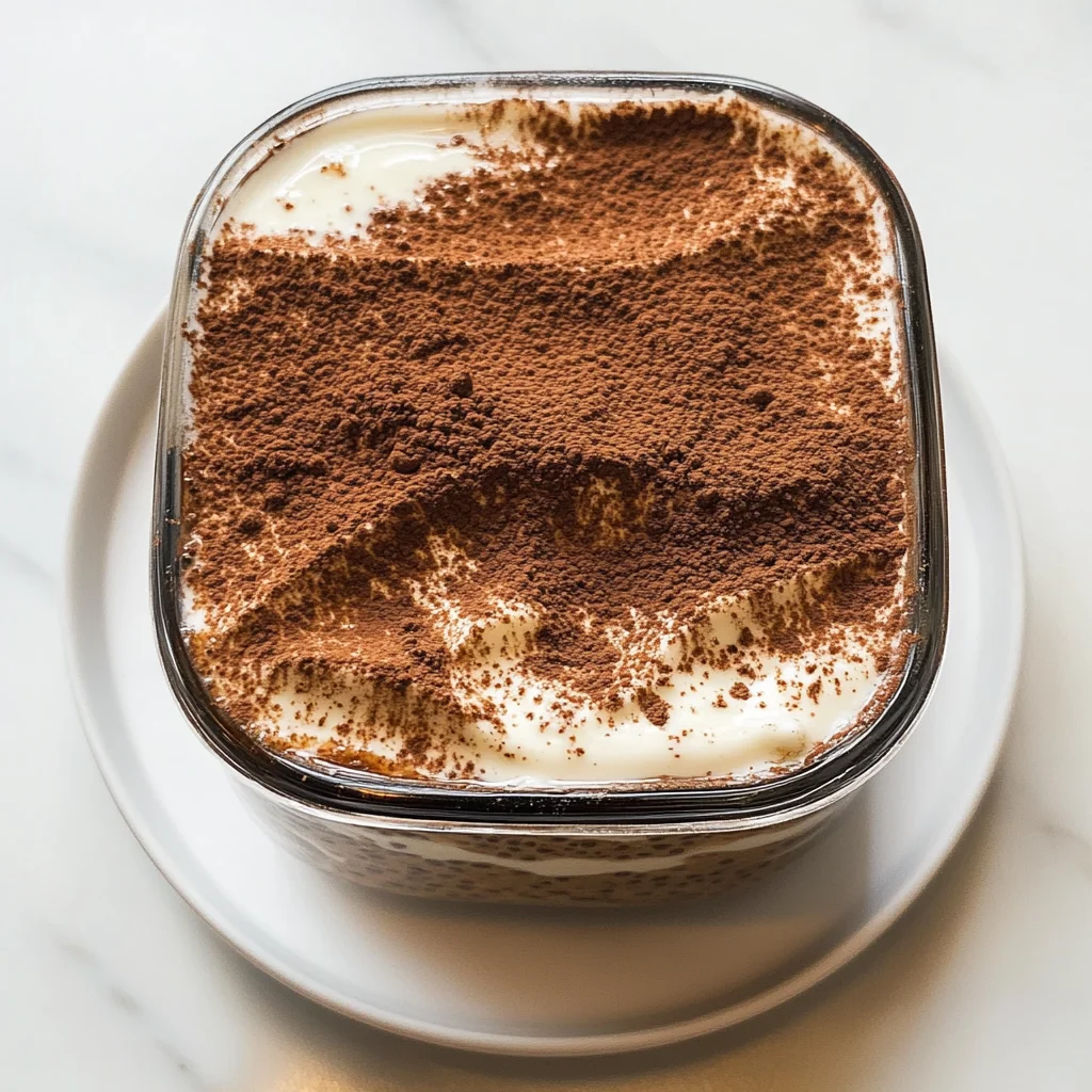 Tiramisu Chia Pudding