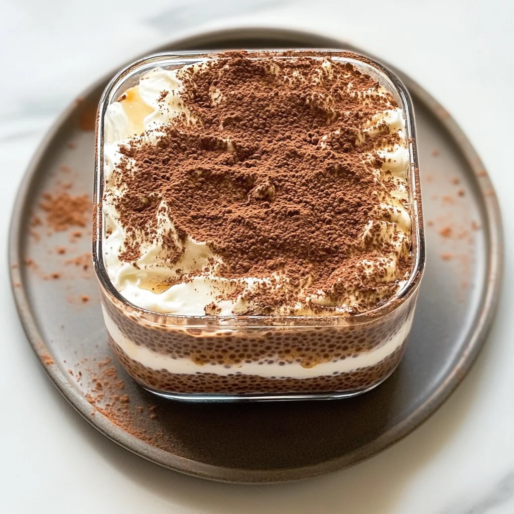 Tiramisu Chia Pudding