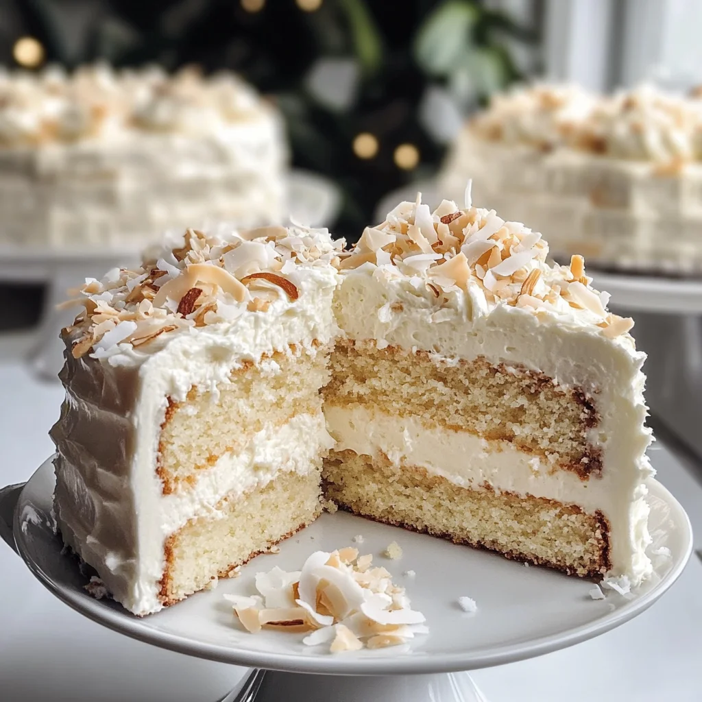 Winter Wonderland White Chocolate Cake