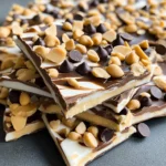 10 Minute Peanut Butter Chocolate Greek Yogurt Bark Recipe