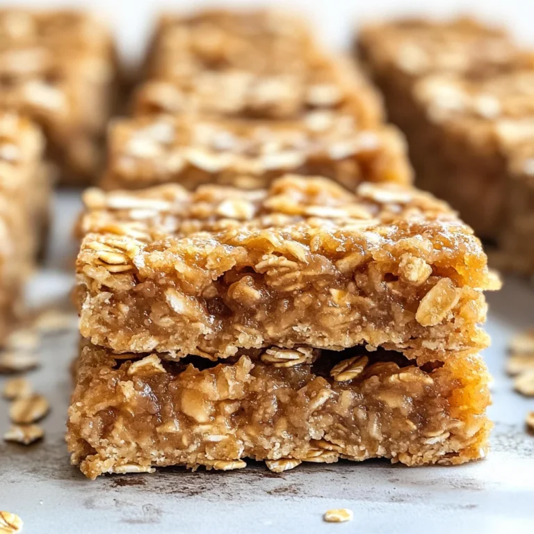 3 Ingredient Apple Oatmeal Bars