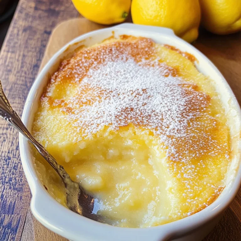 Baked Lemon Pudding