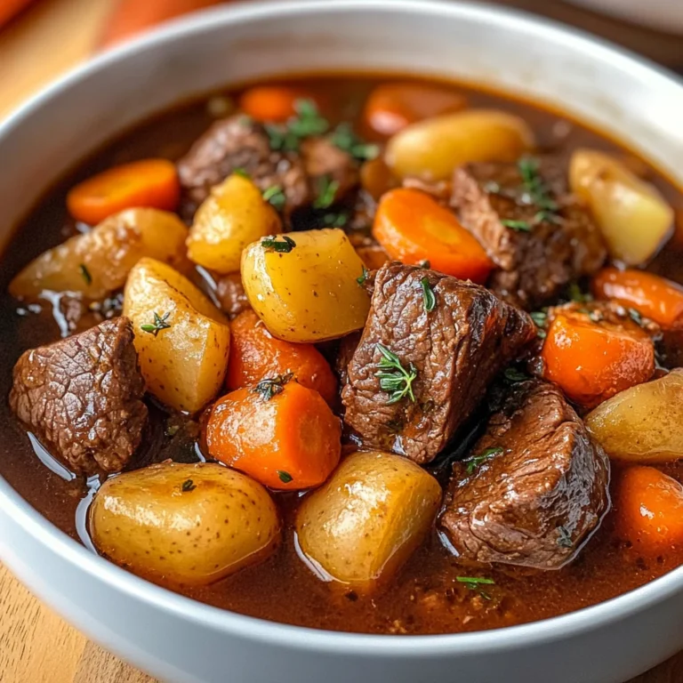 Best Beef Stew in Red apple vinegar Sauce