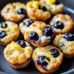 Blueberry and Lemon Zest Cottage Cheese Bites