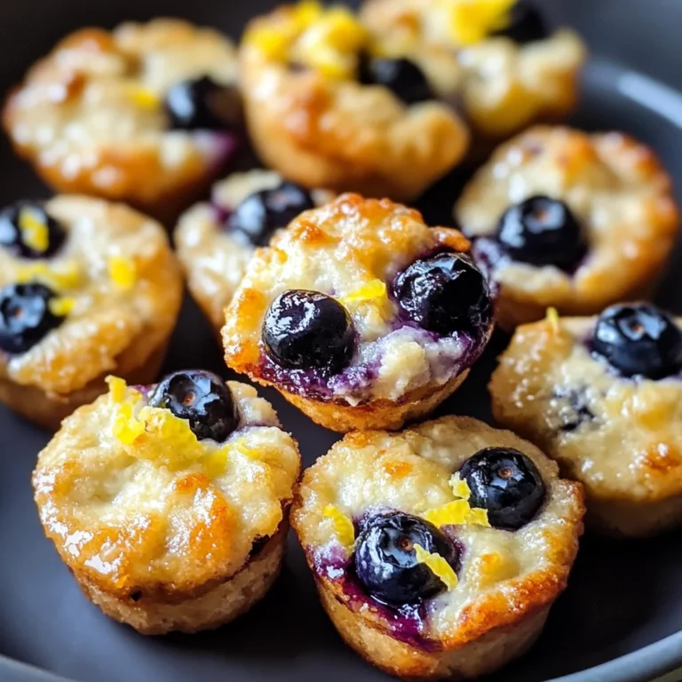 Blueberry and Lemon Zest Cottage Cheese Bites