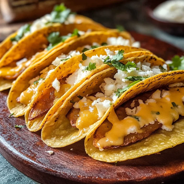 Cheesy Potato Tacos (Tacos de Papa)