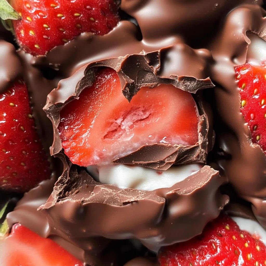 Chocolate Strawberry Yogurt Clusters (Viral Recipe!)
