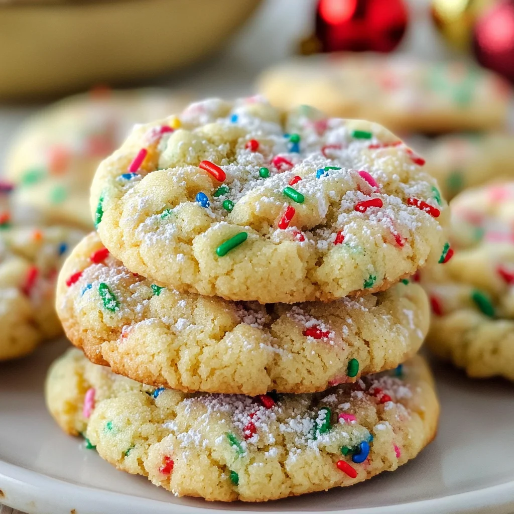 Christmas Gooey Butter Cookies