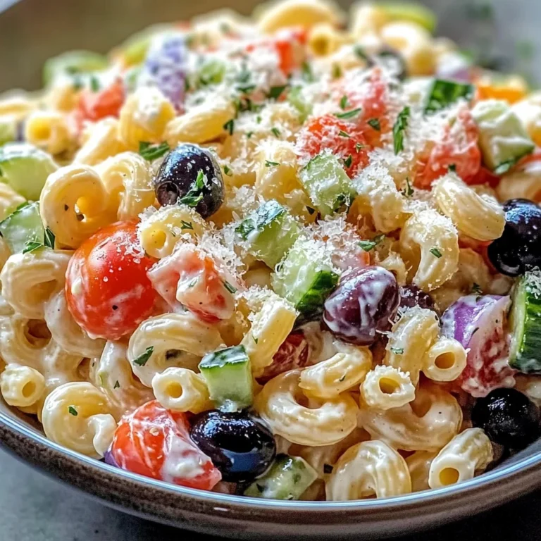 Classic Creamy Italian Macaroni Salad