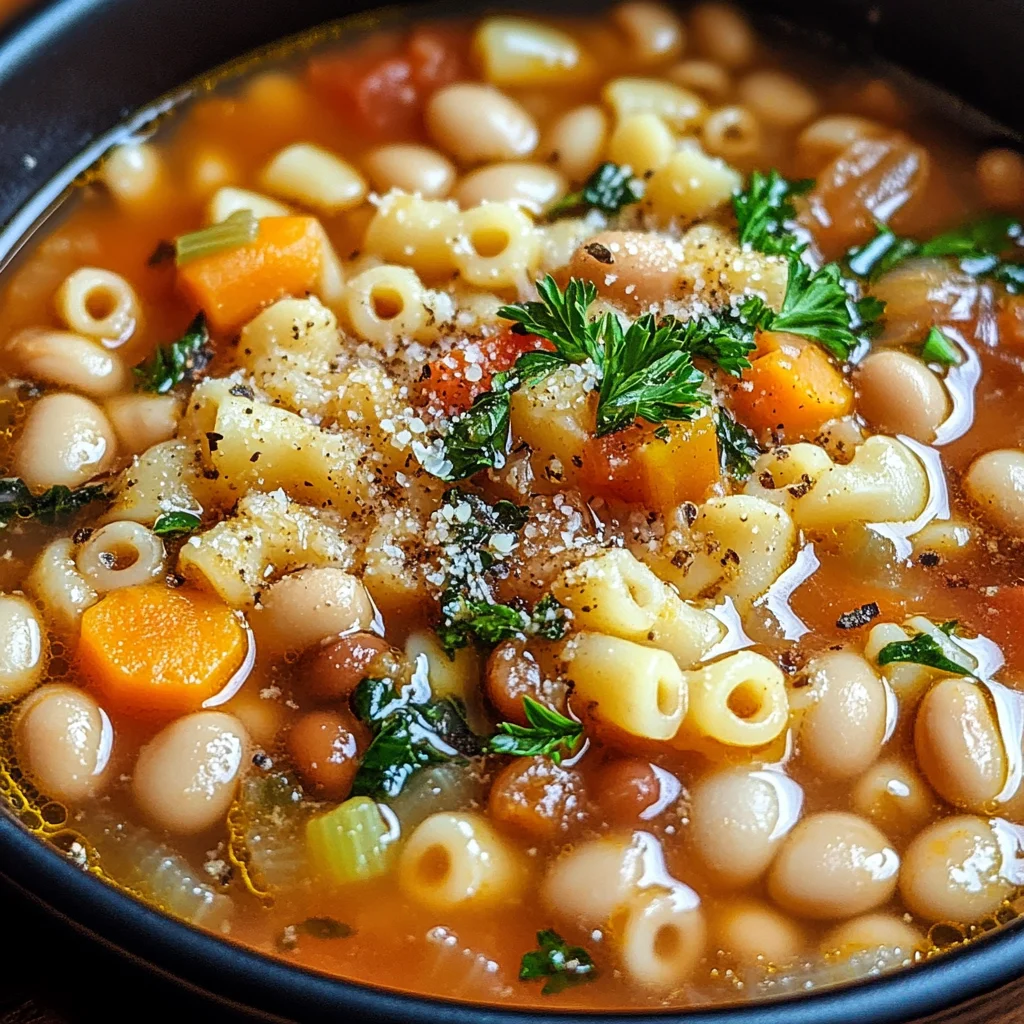 Cozy Pasta e Fagioli Soup Recipe