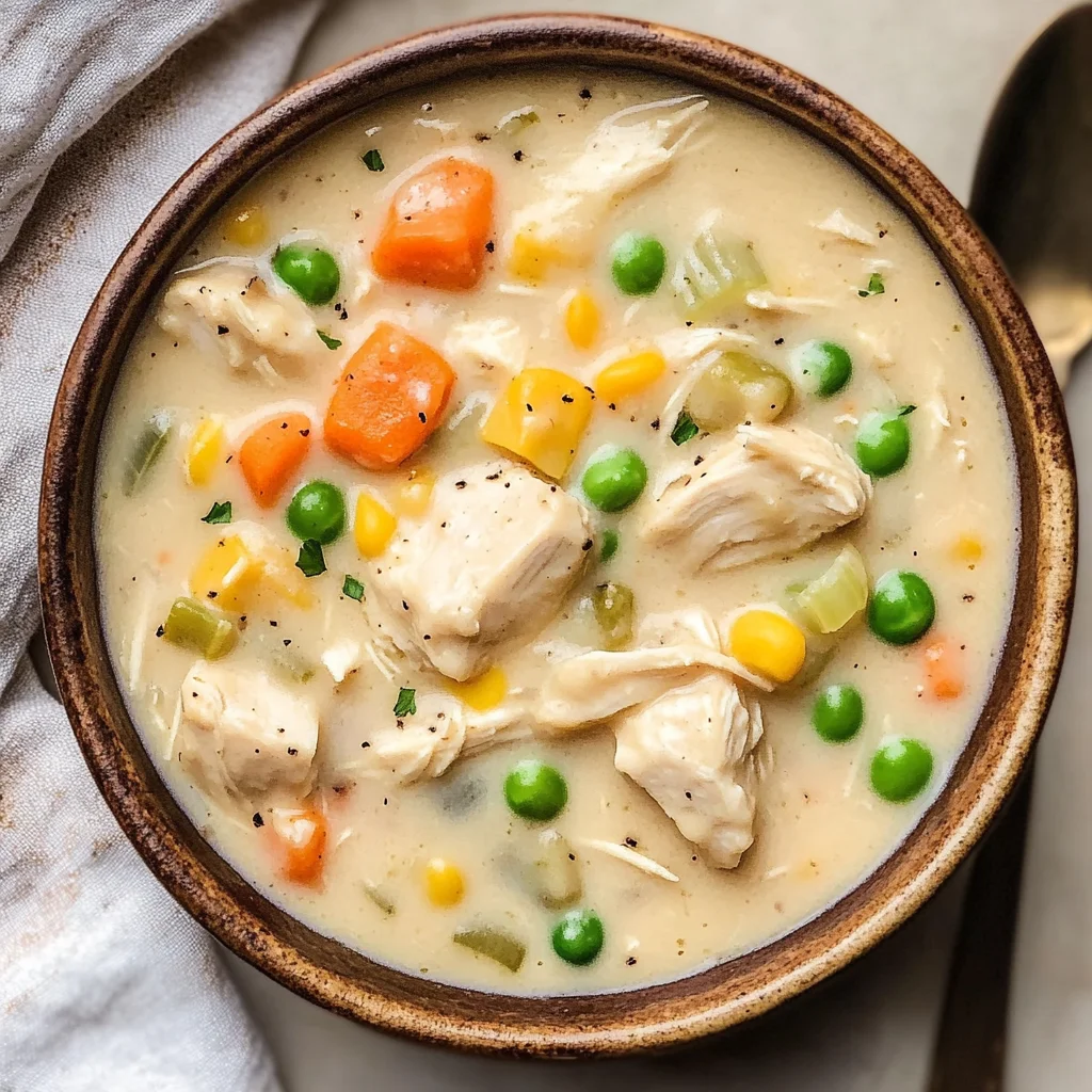 Creamy Chicken Pot Pie Soup