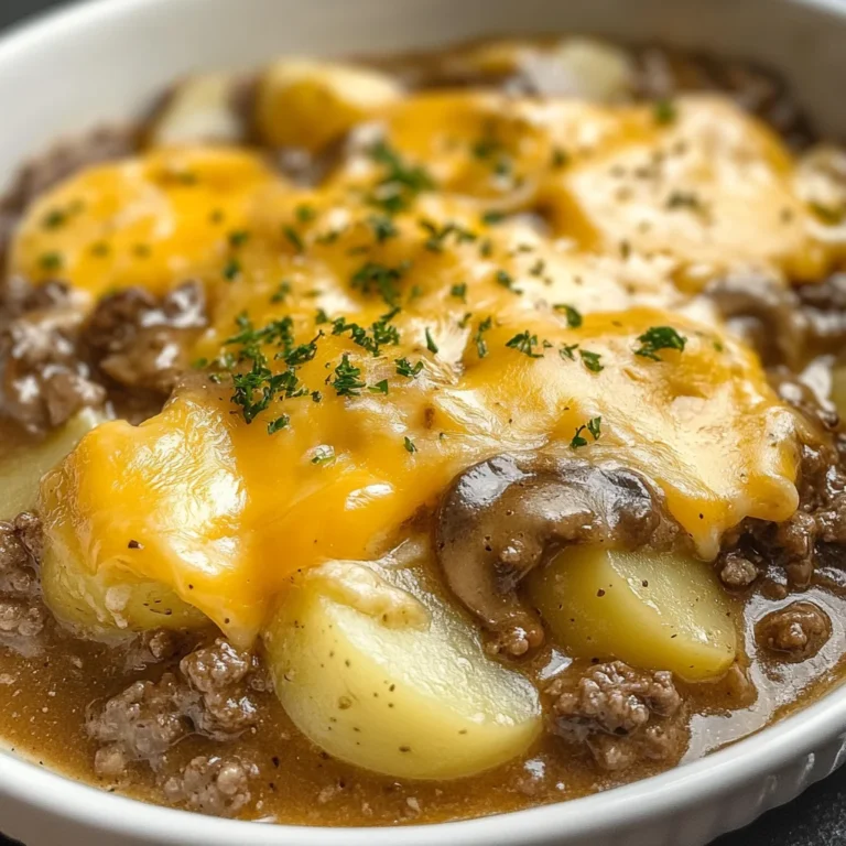 Crockpot chicken hamburger Potato Casserole