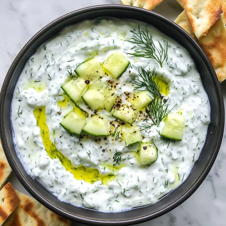 Easy 10 Minute Healthy Tzatziki Sauce