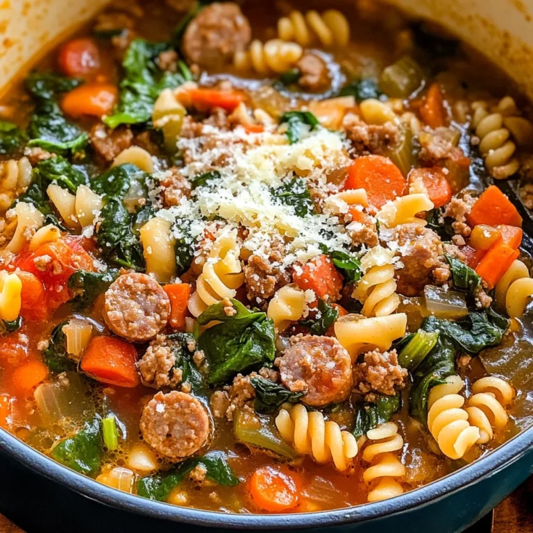 Easy Italian Sausage Soup Recipe