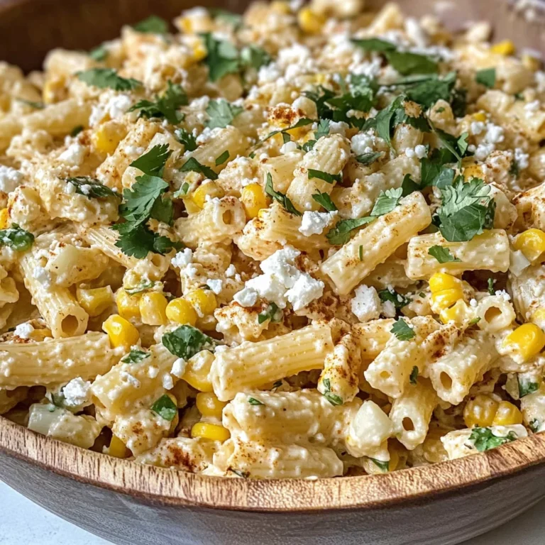 Elote Pasta Salad Recipe (Mexican Street Corn)