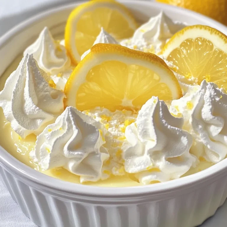 Fresh Lemon Mousse