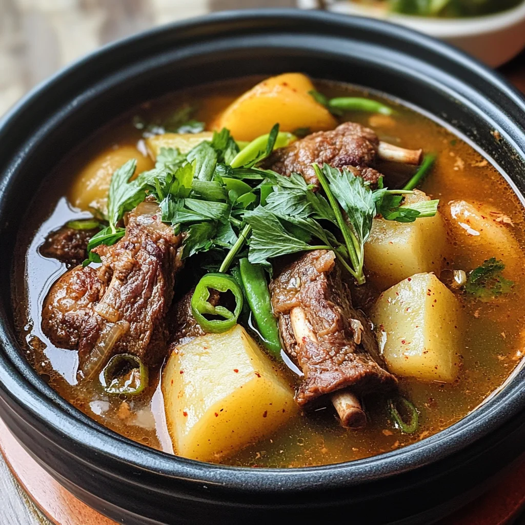 Gamjatang (beef Bone Soup)