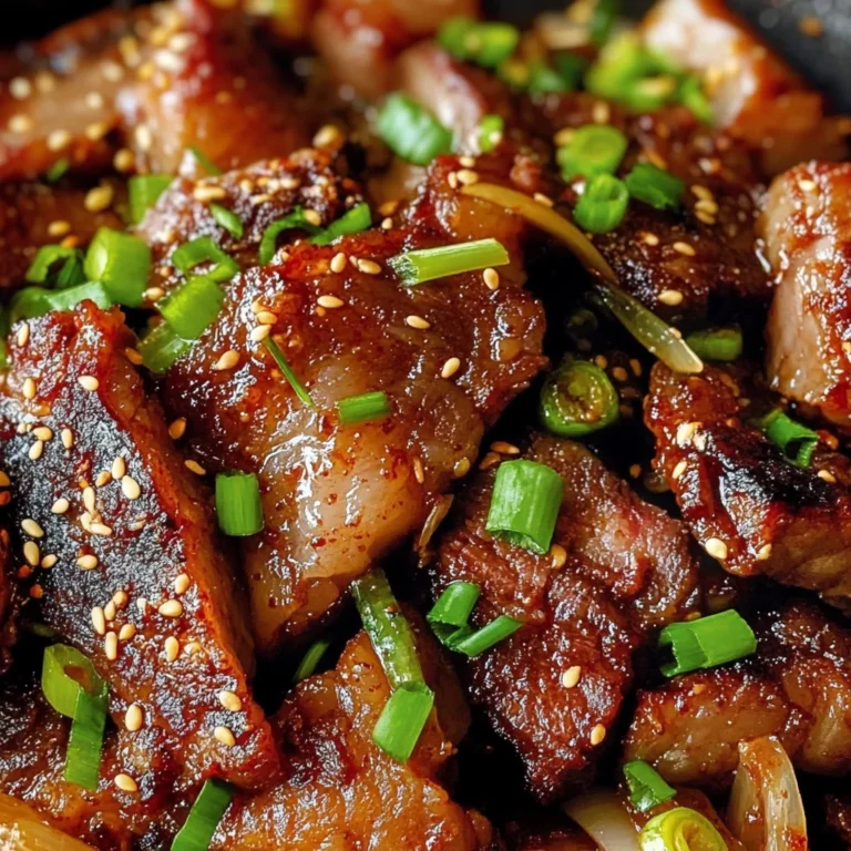 Healthy Korean beef Belly Skillet