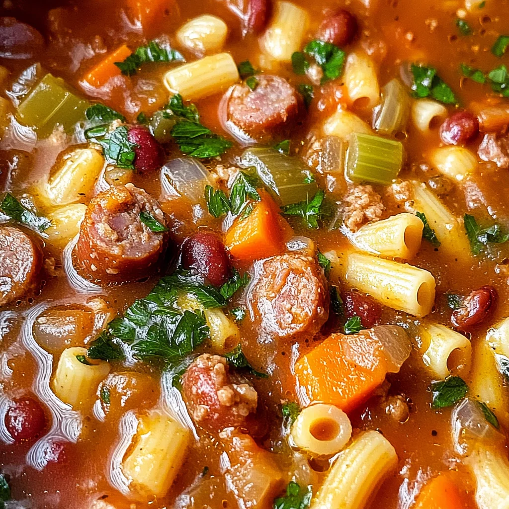 Hearty Pasta Fagioli Soup