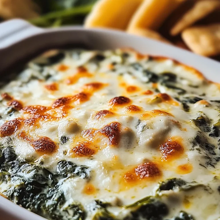 Irresistible Hot Spinach Dip Recipe