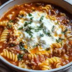 Irresistible Lasagna Soup