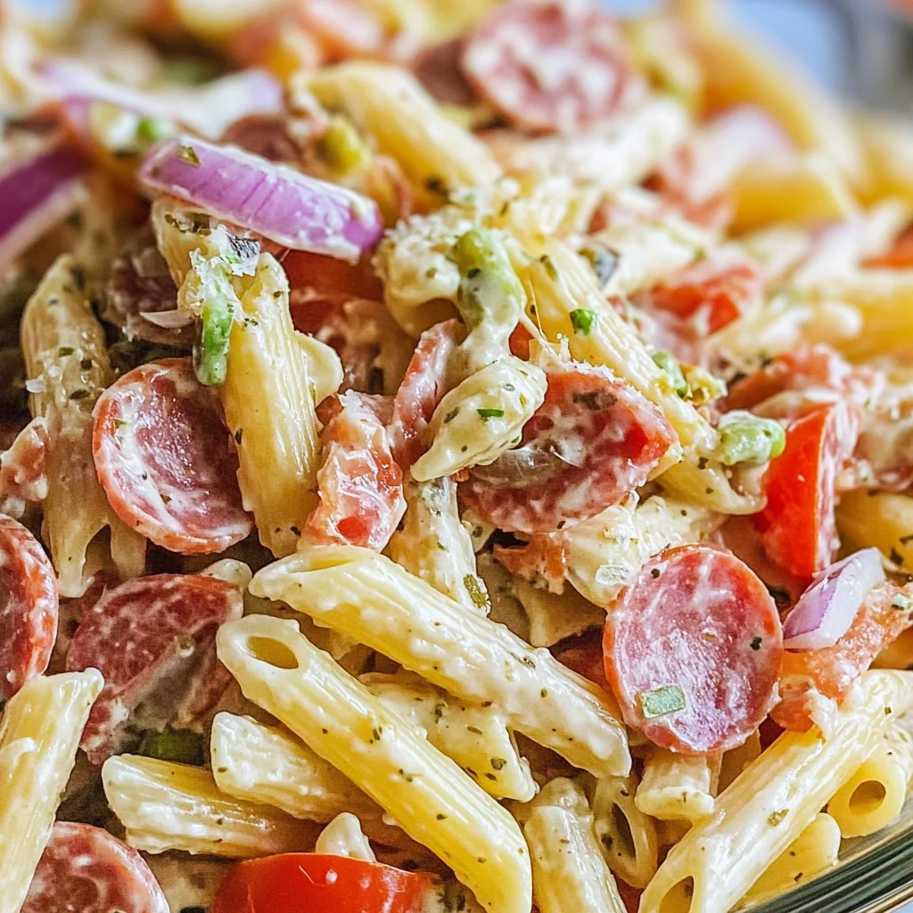 Italian Grinder Pasta Salad