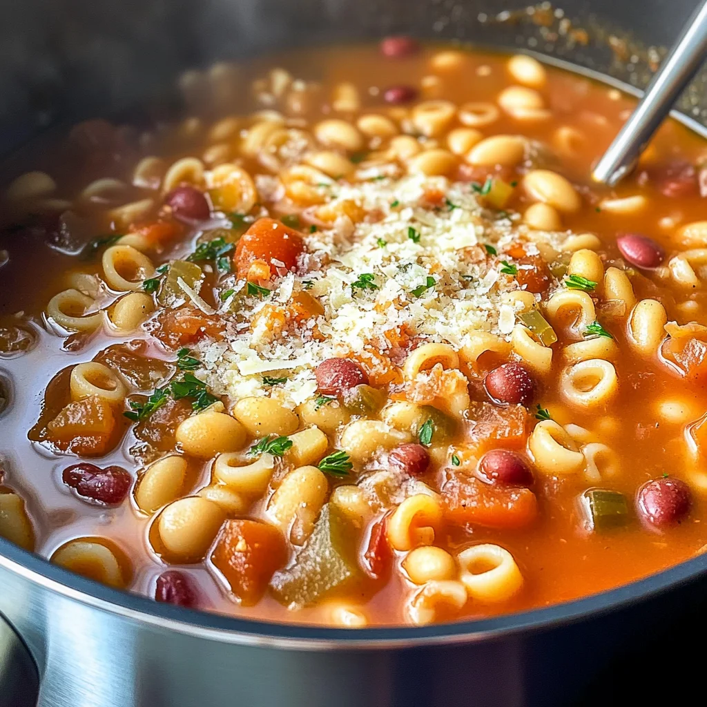 Italian Pasta Fagioli Soup Recipe