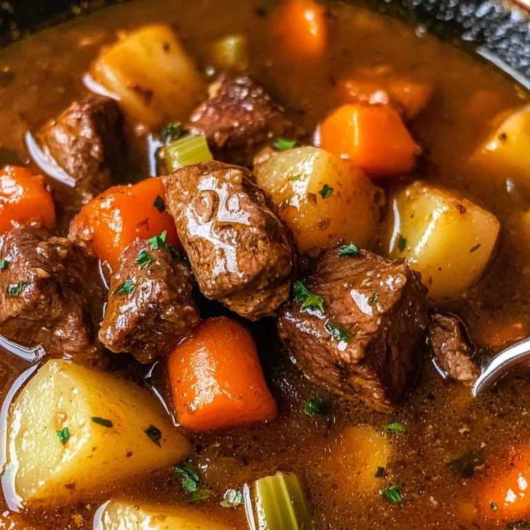 Old Fashioned Beef Stew