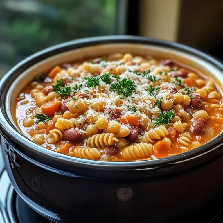 Olive Garden Slow Cooker Pasta Fagioli: Comfort in Every Spoonful