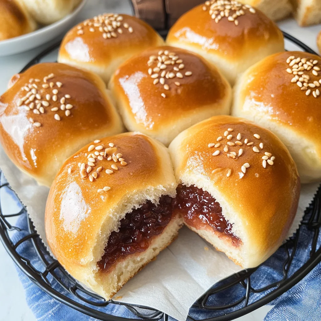Red Bean Milk Buns