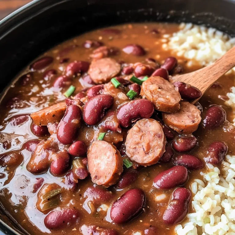 Slow Cooker Cajun Red Beans and Rice