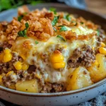 Slow Cooker Cowboy Potato Casserole