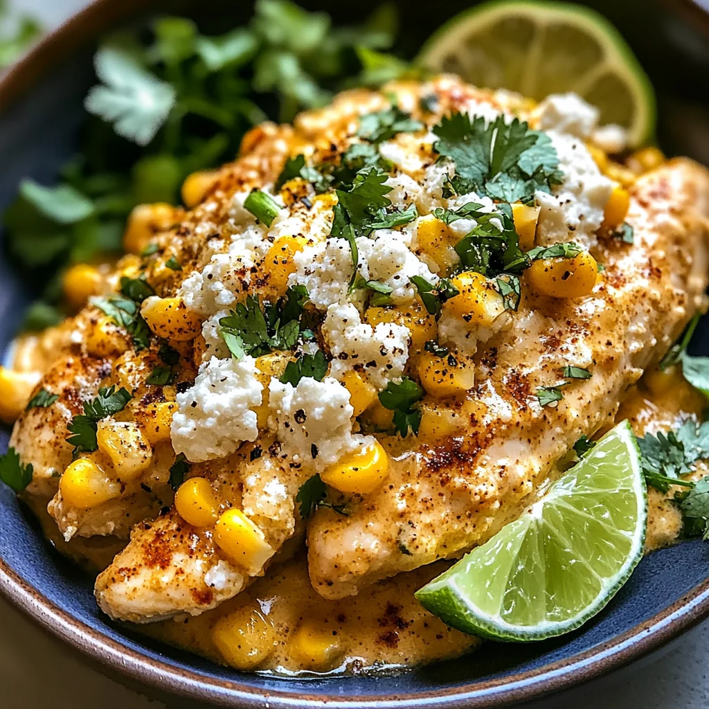 Slow Cooker Street Corn Chicken: Creamy Comfort in Every Bite