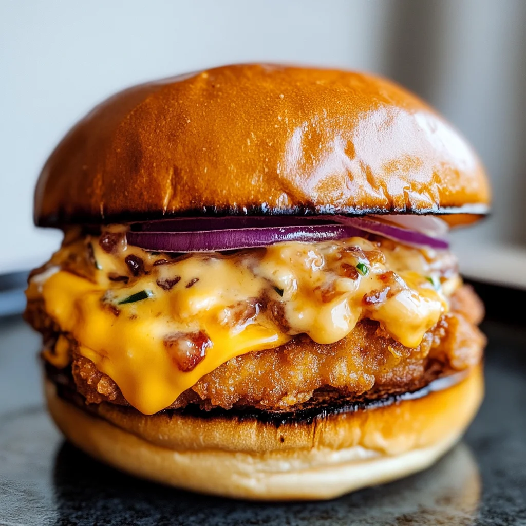Smash Chicken Burger