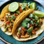 Spicy Hatch Chili Chicken Mini Tacos