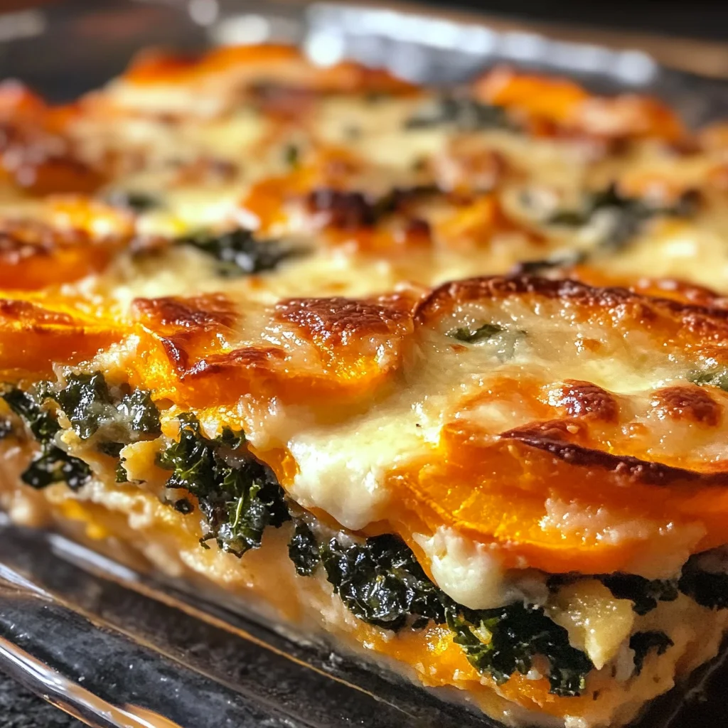 Sweet Potato Kale Gratin is a must-try comfort dish!