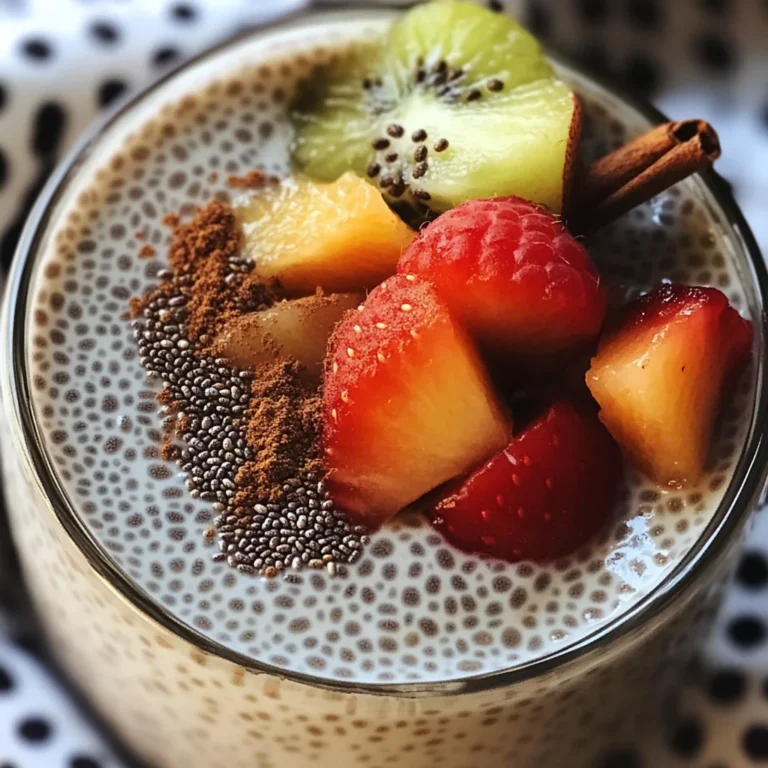 Vanilla Chia Pudding with Cinnamon