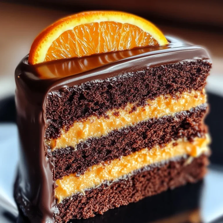 Chocolate Orange Layer Cake with Ganache: A Delightful Recipe!