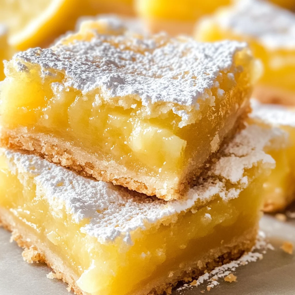 Lemon Bars (with Shortbread Crust!)