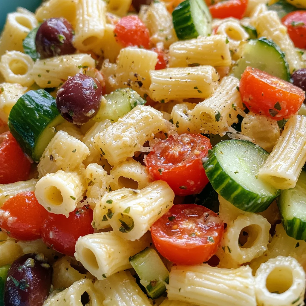 Overnight Pasta Salad (the BEST Pasta Salad EVER)