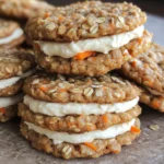 Carrot Cake Cookie Sandwiches