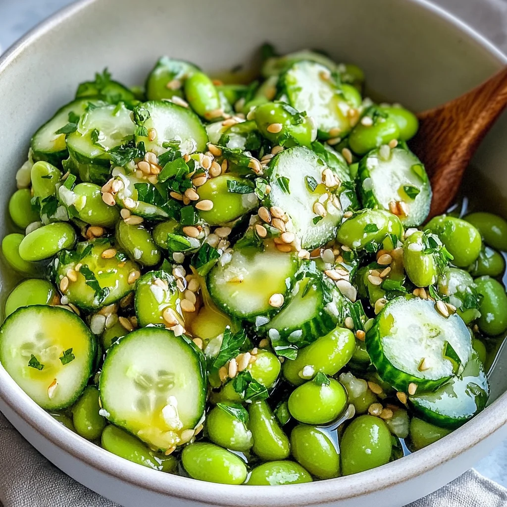 Crispy Cucumber Edamame Salad for a Refreshing Summer Treat