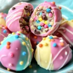 Easter Egg Cookie Dough Truffles